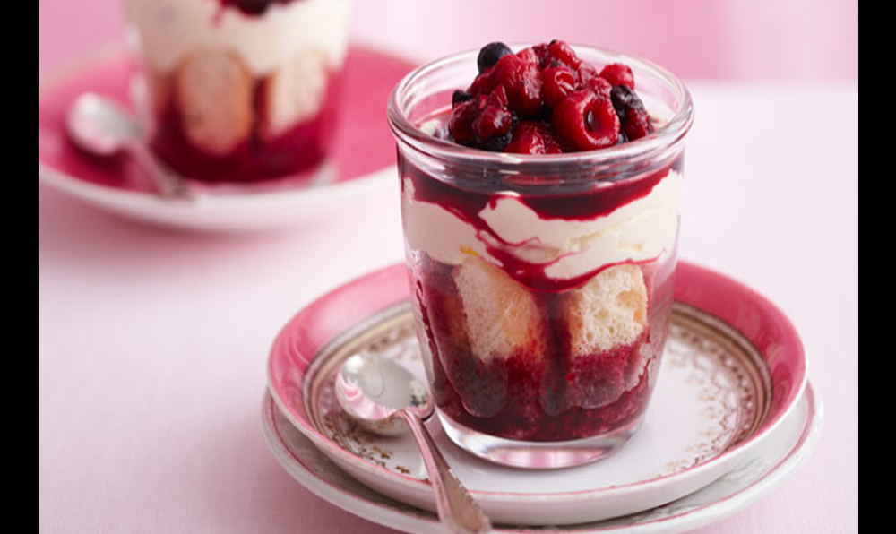 summer berry power trifle
