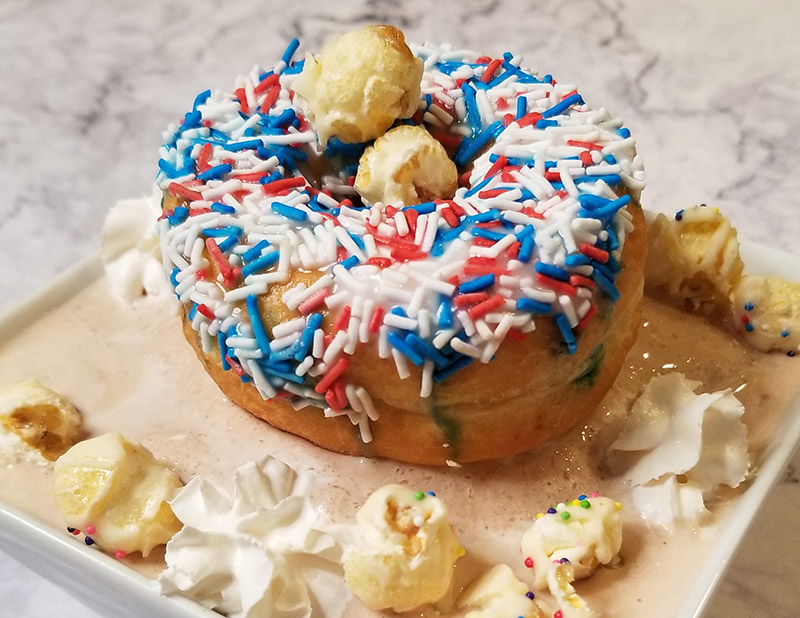 Birthday Cake Donut Protein Frosty Bowl
