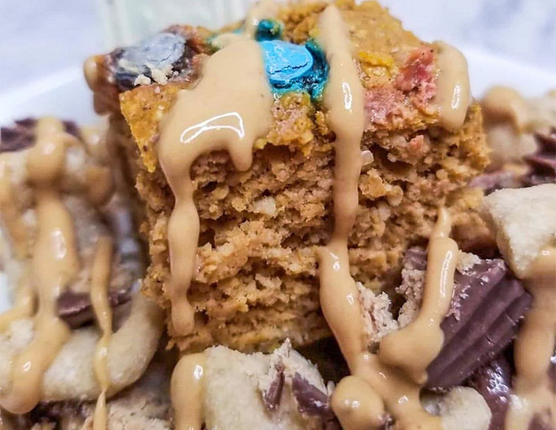 M & M Oatmeal Protein Loaf