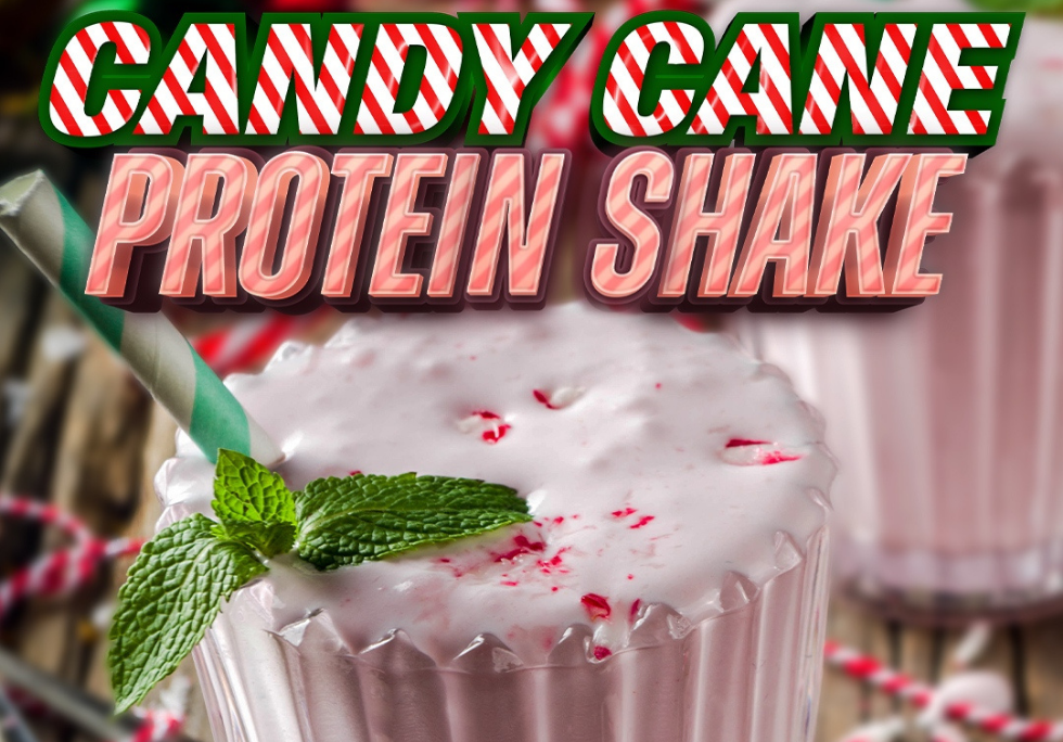 Candy Cane Protein Shake