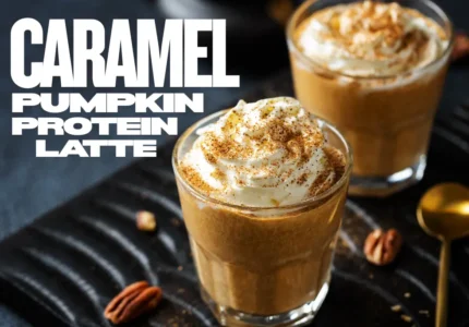 CARAMEL PUMPKIN PROTEIN LATTE