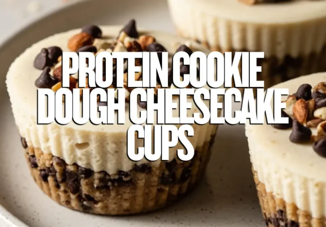 Home 7 Protein Cookie Dough Cheesecake Cups